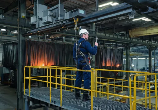 Manufacturing and welding fall protection kit